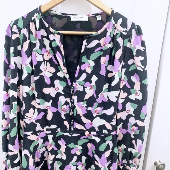 Equipment Long Sleeve Danette Dress - Picture 8 of 13